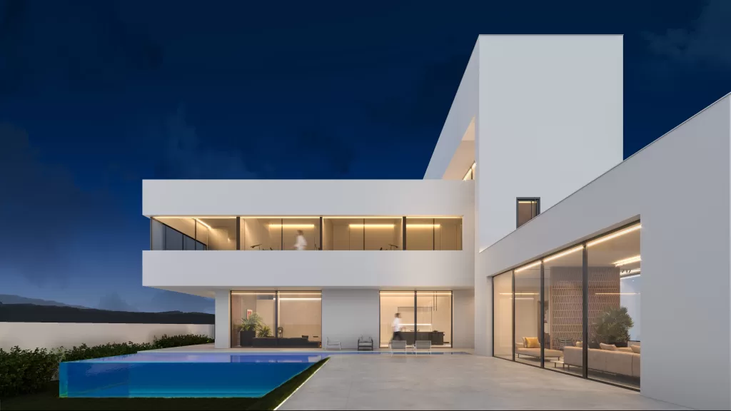 exterior features
