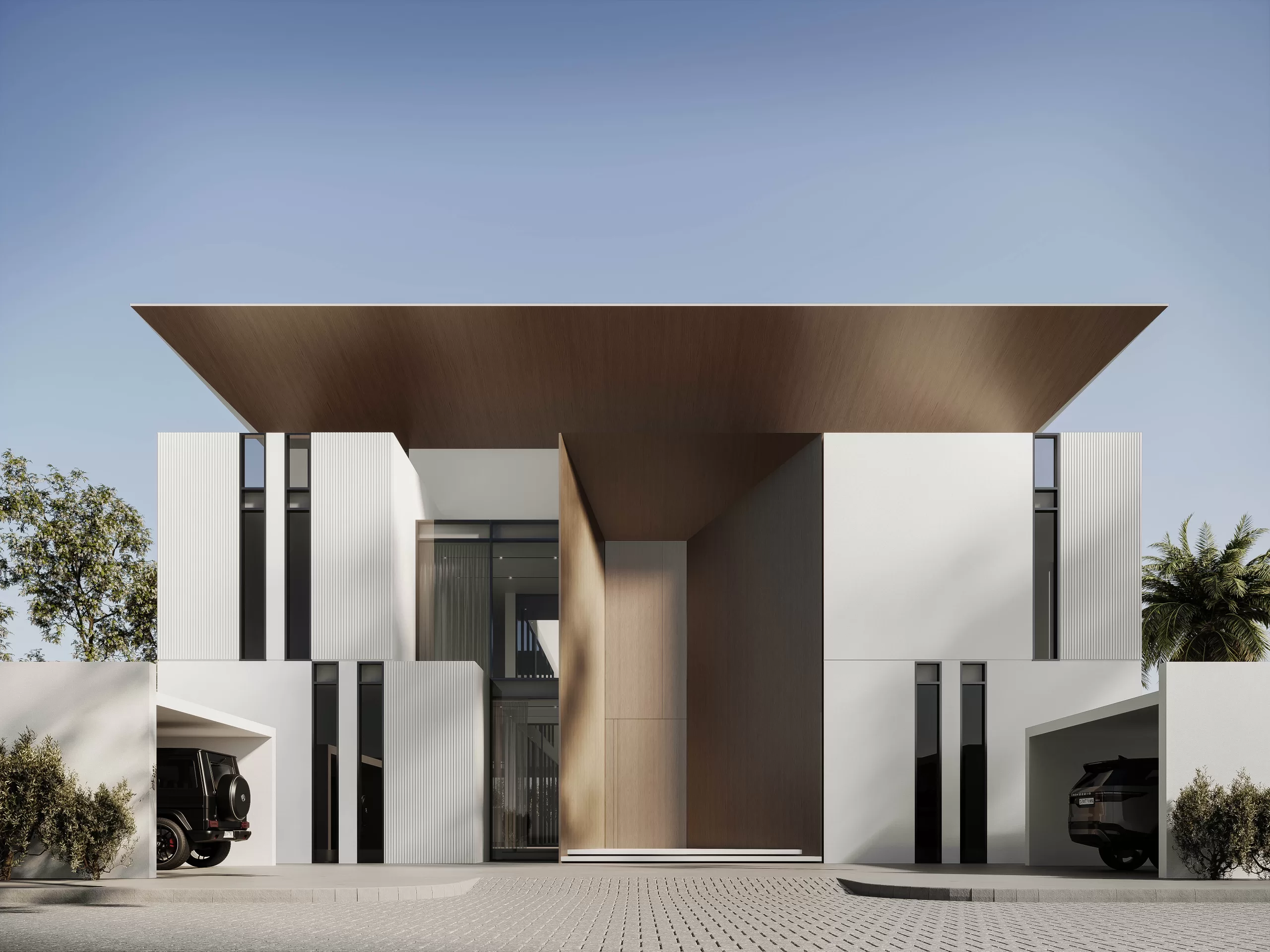 Modern Home Front Design: Creating a Striking and Timeless First Impression
